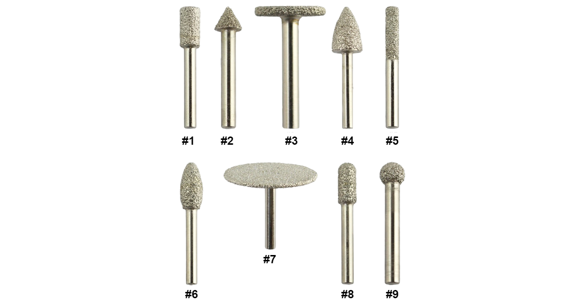 APEXX Brazed DREMEL Bits