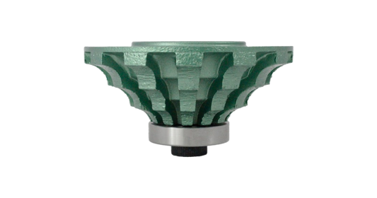 APEXX Triple Waterfall Shape B+B Segmented Router Bit