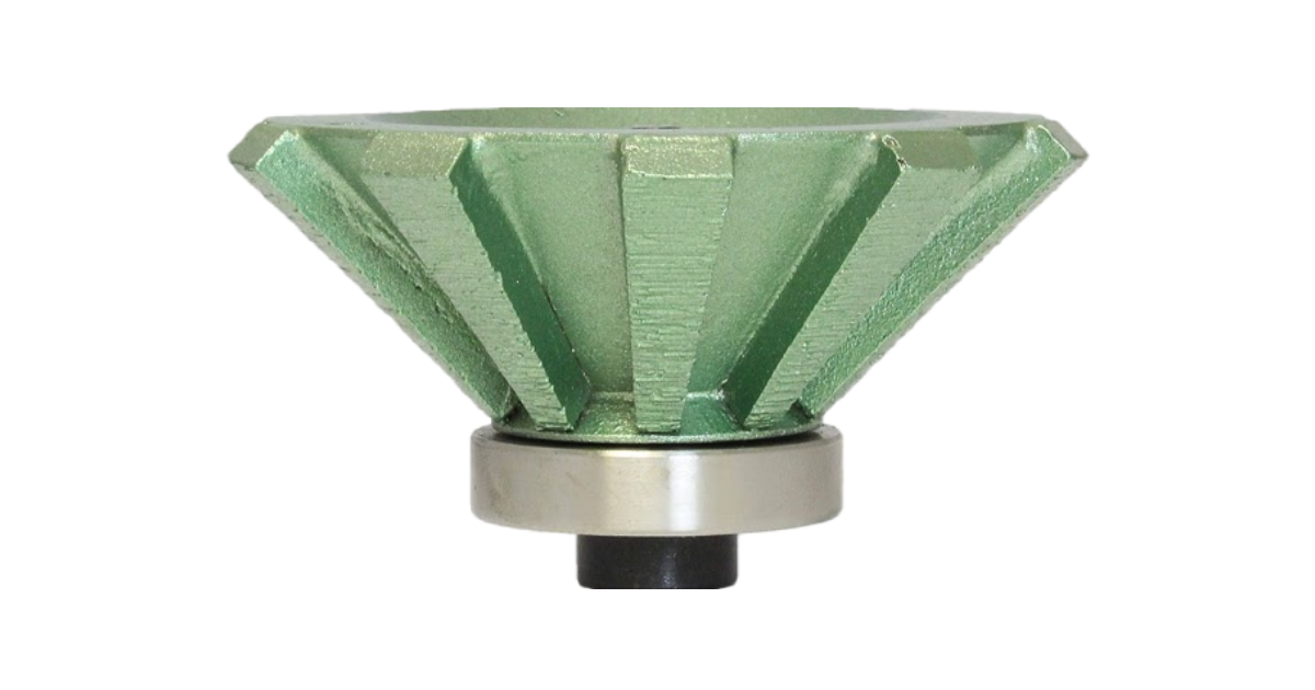 APEXX 45° Bevel Shape E Segmented Router Bit