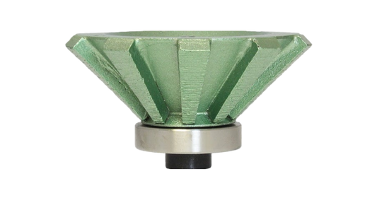 APEXX 45° Bevel Shape E Segmented Router Bit