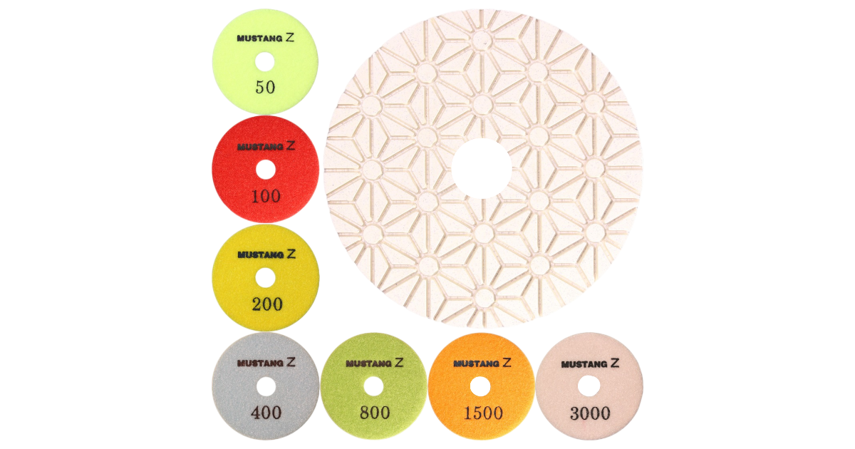 MUSTANG-Z 7-Step Polishing Pads