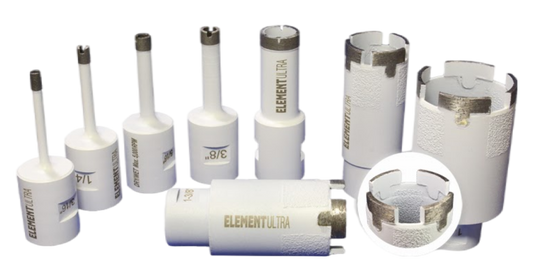 ELEMENT-ULTRA Dry/Wet Porcelain/UCS Core Bits