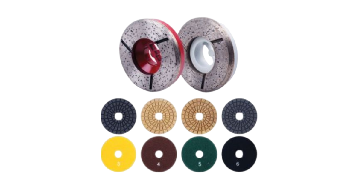 Diamond Vantage 4" Snail Lock 6-step pads