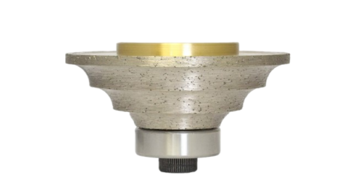 APEXX Shape B+B Triple Waterfall Brass-Core Router Bit