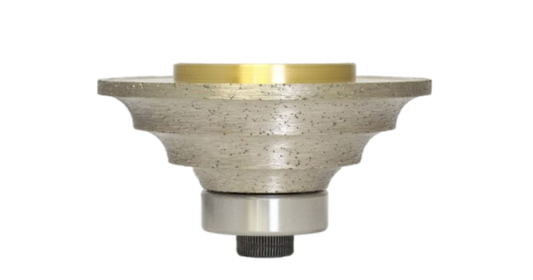 APEXX Shape B+B Triple Waterfall Brass-Core Router Bit
