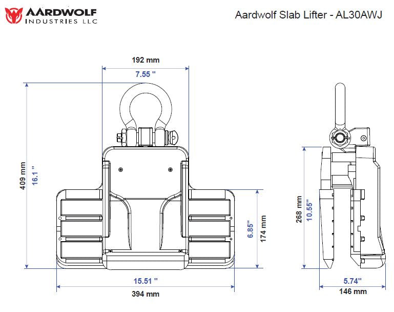 Aardwolf Slab Lifter AL30AWJR