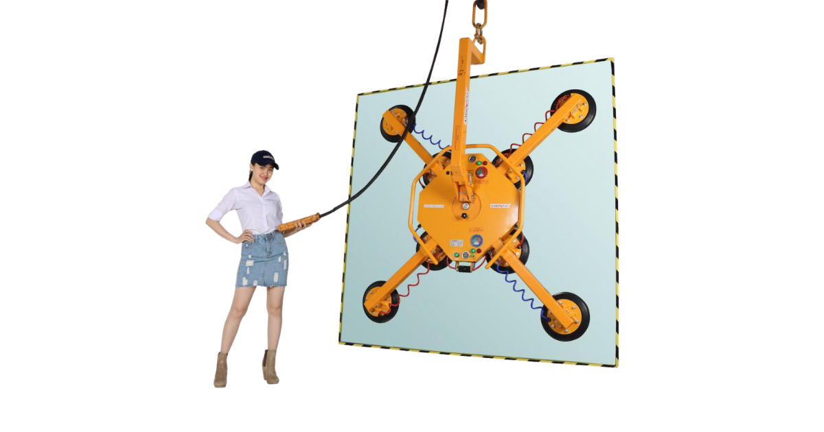 Aardwolf 12 Volt DS Battery Powered Vacuum Glass Lifter ARGL-500 Dual System