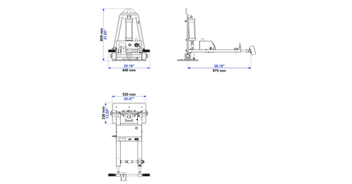 Aardwolf AVLP1 Single Pad 250kg Vacuum lifter