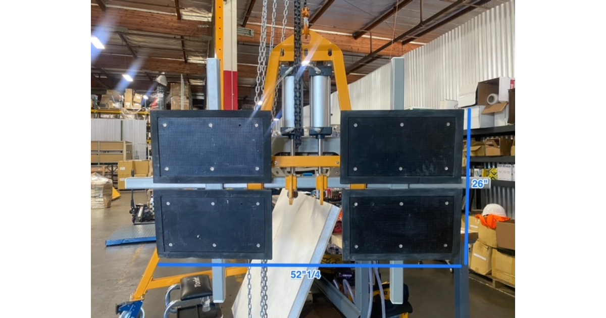 Aardwolf AVLP4 PRO Four Pad 1000kg Vacuum lifter