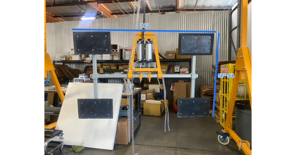 Aardwolf AVLP4 PRO Four Pad 1000kg Vacuum lifter