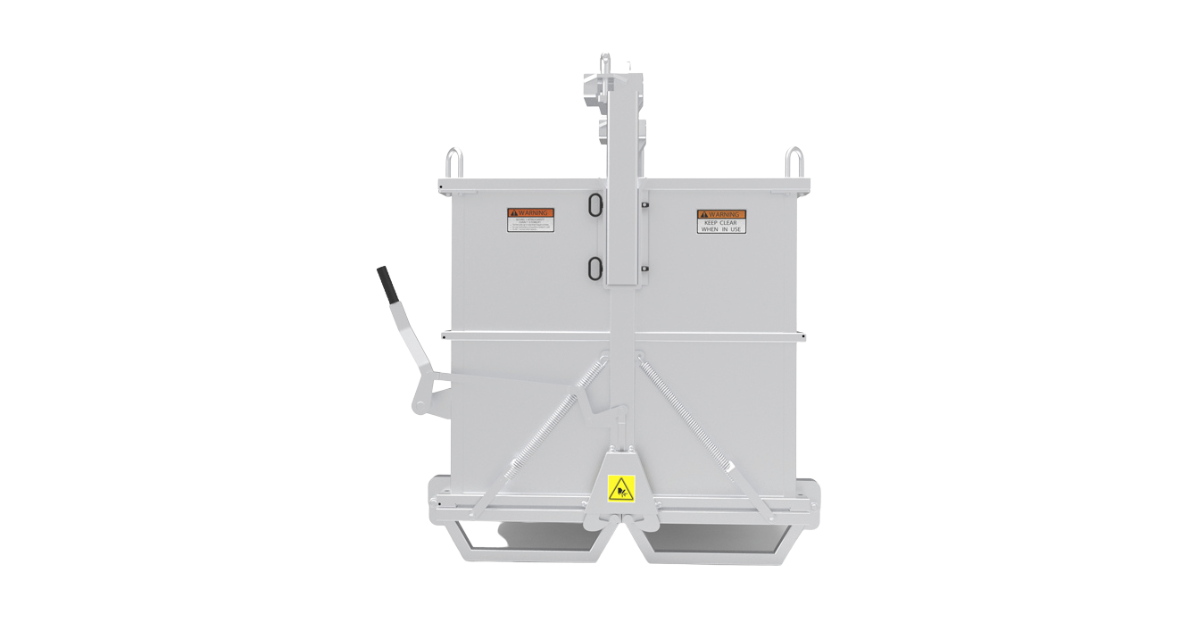 Aardwolf Drop Bottom Bin ADBB-2000 (Drop Bottom Hopper)