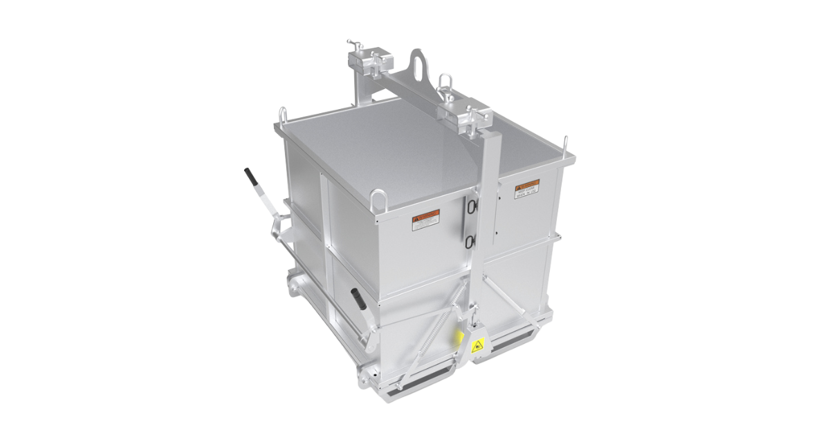 Aardwolf Drop Bottom Bin ADBB-2000 (Drop Bottom Hopper)