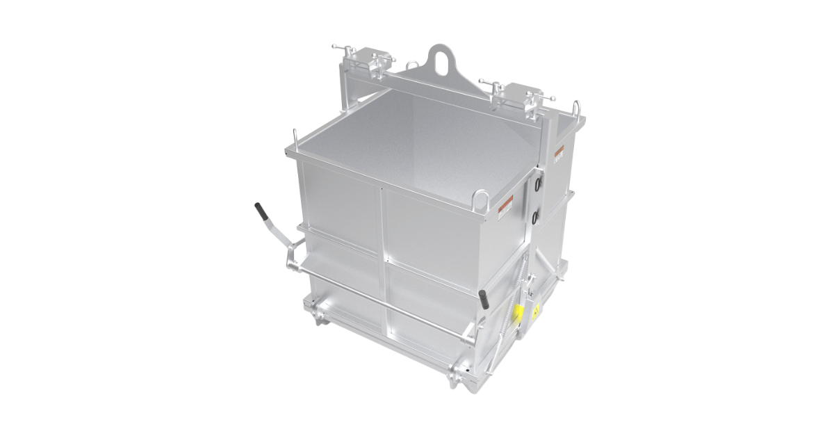 Aardwolf Drop Bottom Bin ADBB-2000 (Drop Bottom Hopper)