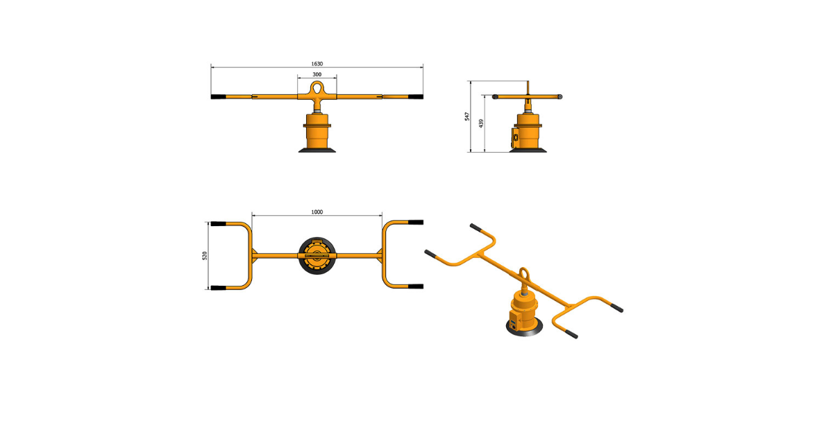 Aardwolf Mono Mechanical Vacuum Lifter 150