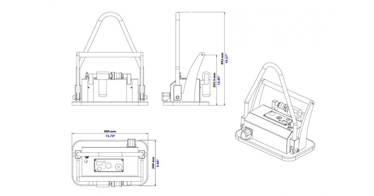 Aardwolf Small Pneumatic Vacuum Lifter SPVL-100