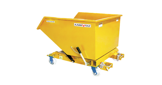 Aardwolf Waste Bin Powder Coated 3mm (Self Dumping Hopper)