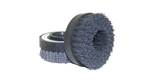 Alpha Carbide Antique and Leather Brush Snail Lock Wheels