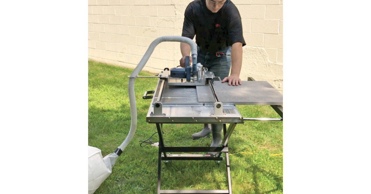 Alpha Dry Porcelain Paver Tile Cutting System ECC-KIT