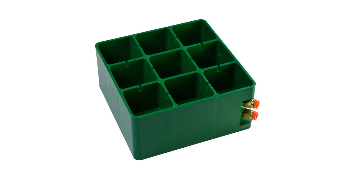 BVC Replacement Plastic Block for the SS200  w/8mm fittings