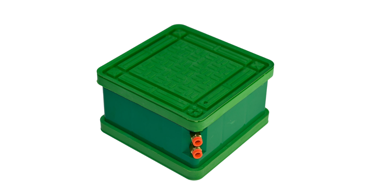 Green Rubber BVC Stone Vacuum Cup 200X200X105 Square