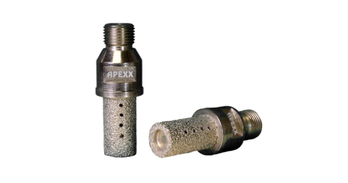 APEXX Brazed CNC Finger Bit- Marble & Limestone