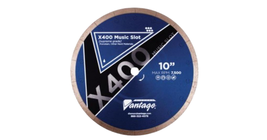Diamond Vantage X400 Music Slot Porcelain Tile Blade