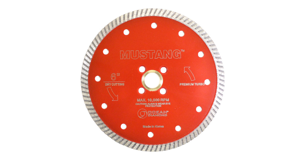 MUSTANG Red Turbo Blades