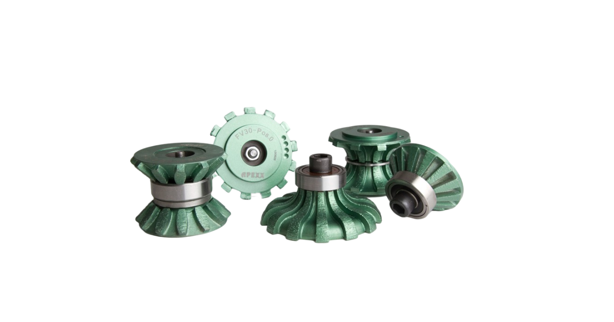 APEXX Ogee Bullnose Shape FV Segmented Router Bit