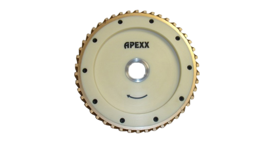 Ocean Diamond APEXX Milling Wheel designed to plane concrete bed of bridgesaws and calibrate stone slabs. Representing the Apexx Diamond Tools Collection.