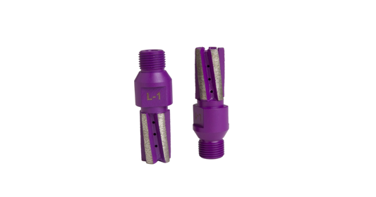 APEXX Purple CNC Finger Bits for Quartz Surfaces & Granite
