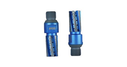 Apexx Blue CNC Finger Bits for Quartzite, Granite & Quartz