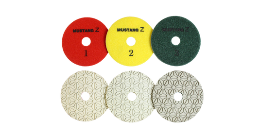 MUSTANG-Z 3-Step Polishing Pads