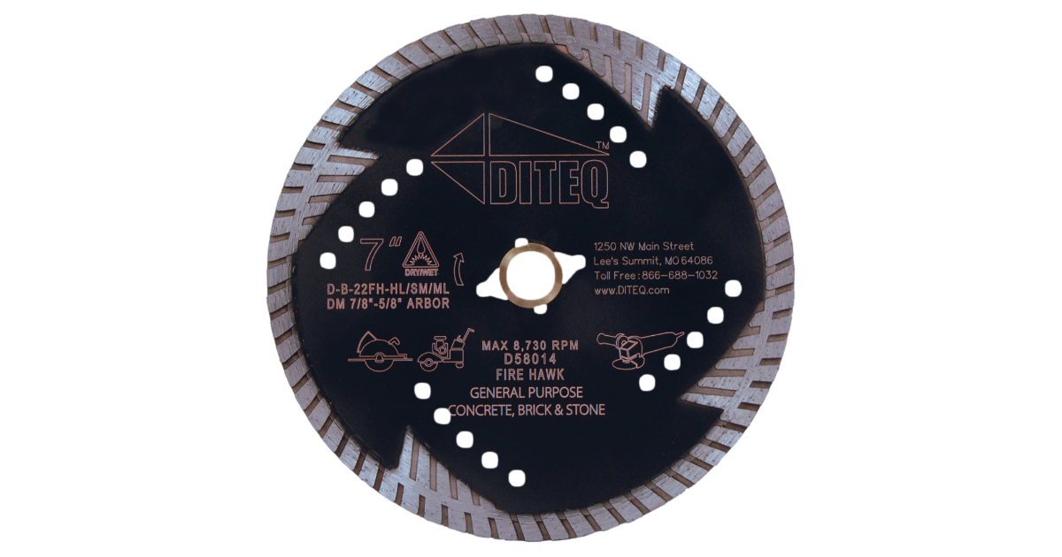 Diteq Fire Hawk III Turbo Blades B-22