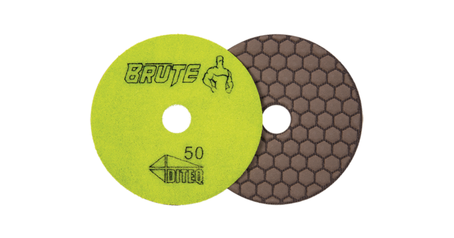 Brute 4" Granite Dry Polishing Pads