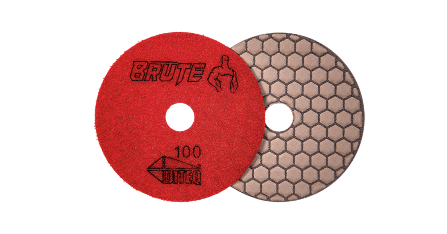 Brute 4" Granite Dry Polishing Pads