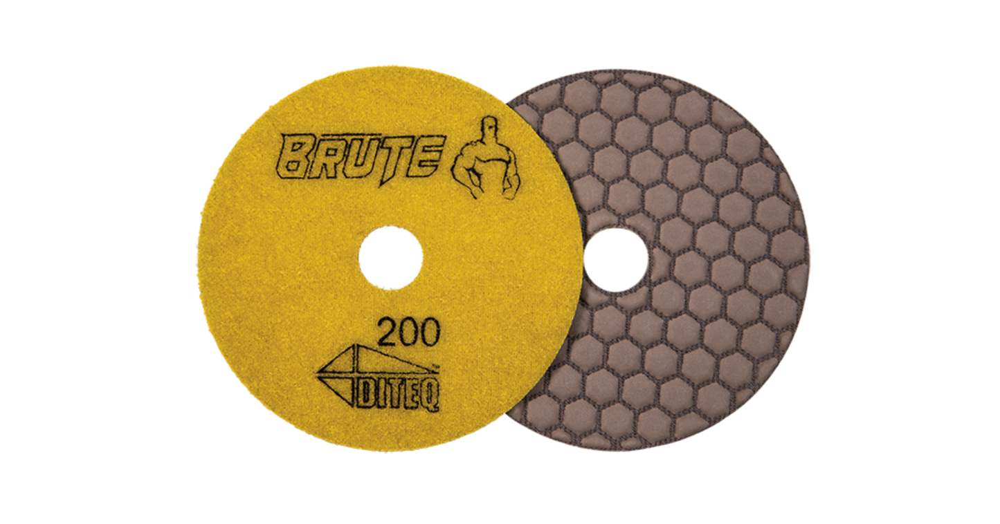 Brute 4" Granite Dry Polishing Pads