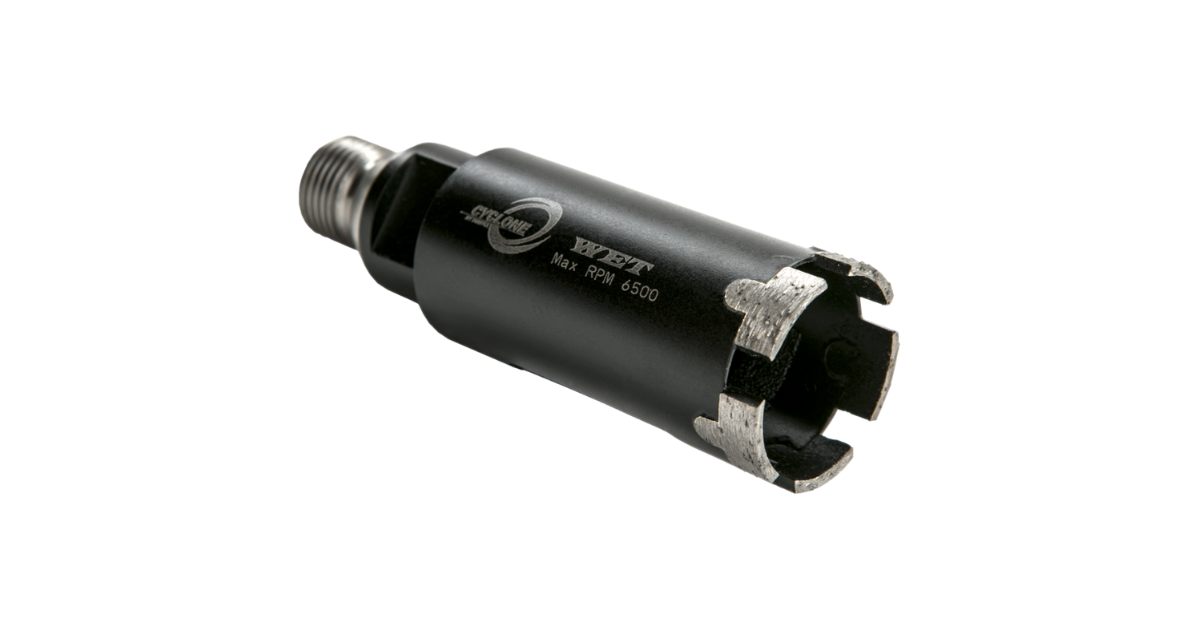 Diamax Cyclone CNC Core Bit, 1/2 Gas