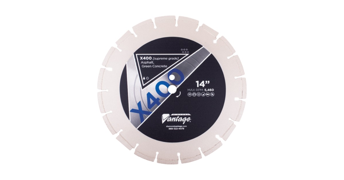 Diamond Vantage X400 Asphalt Supreme Blade