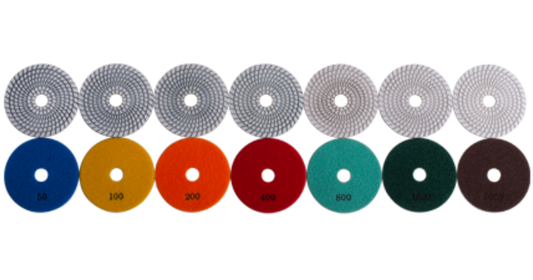 Diamond Vantage 7-Step White, Wet or Dry, Hybrid Resin Polishing Pad