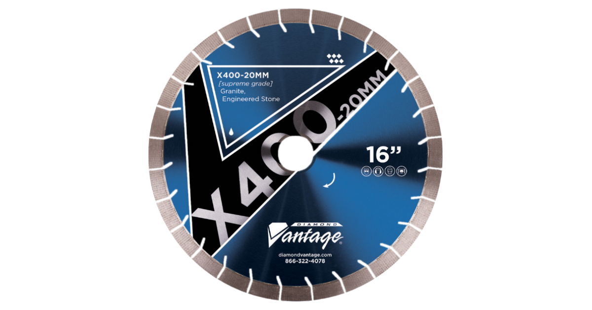 Diamond Vantage X400-20 Bridge Saw Blade