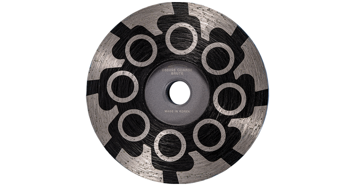 Diteq Brute 4" Resin-Filled Cup Wheels