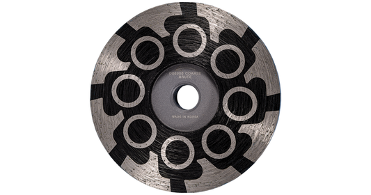 Diteq Brute 4" Resin-Filled Cup Wheels