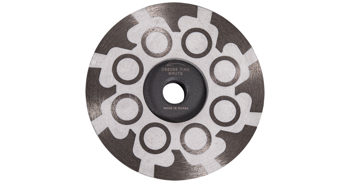 Diteq Brute 4" Resin-Filled Cup Wheels