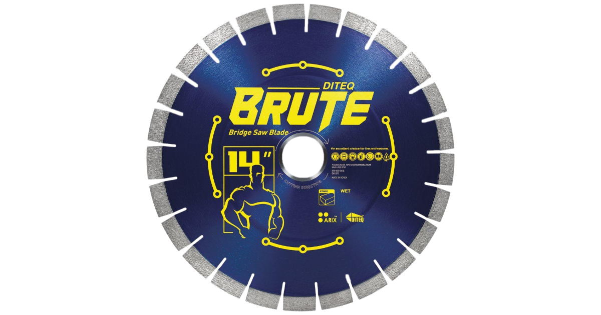 Diteq S-52X Brute Silent Core Bridge Saw Blade