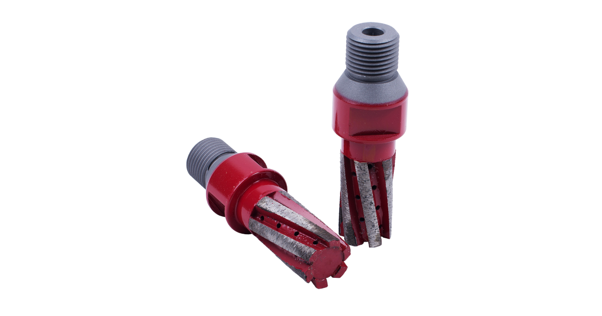 Diamond Vantage Red Finger Bits, 6 Segments
