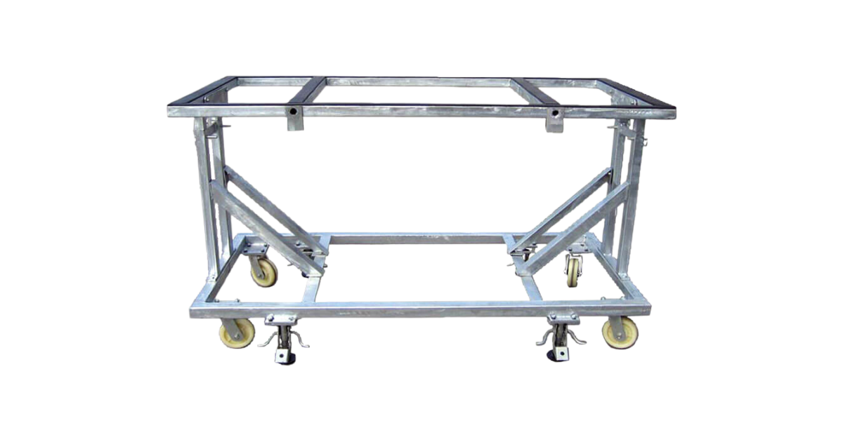 The Groves Tilt Table Cart TT3272 is a dual-purpose stone fabrication workbench and transport cart.