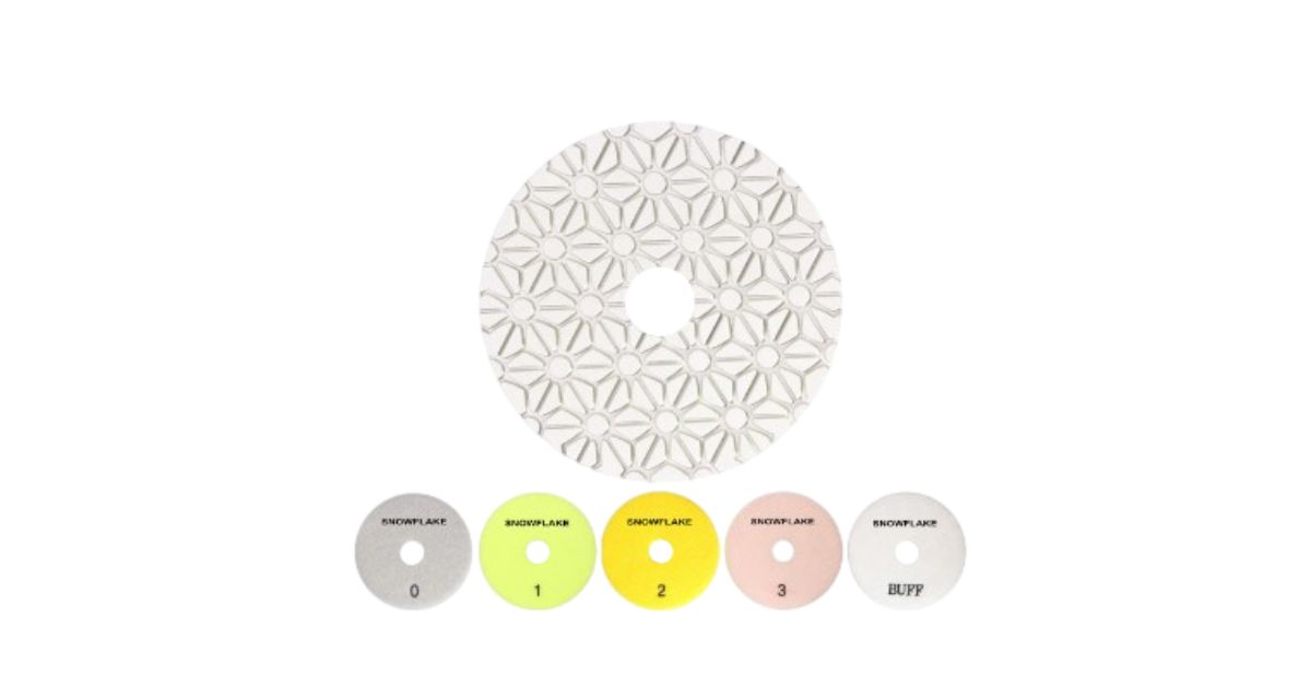 MUSTANG SNOWFLAKE 3-Step Polishing Pads