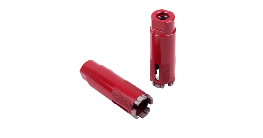 Diamond Vantage Red Core Bits, Wet or Dry, Segmented