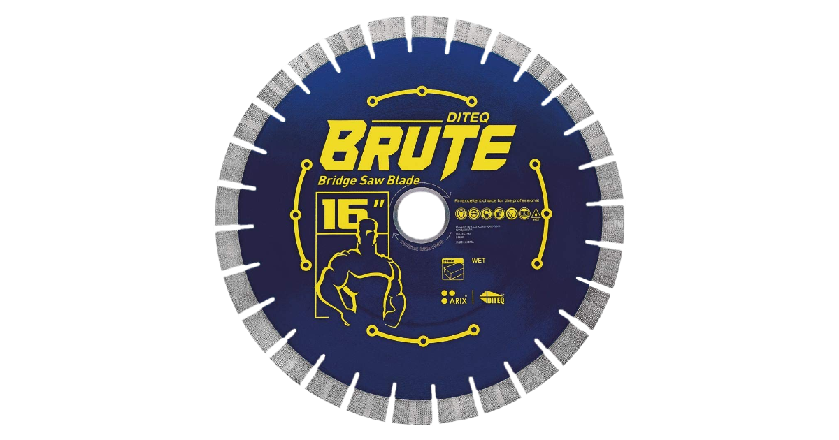 Diteq S-52XN Brute Silent Core Bridge Saw Blade