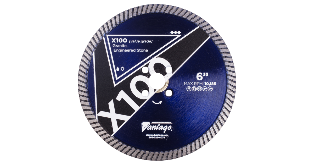 Diamond Vantage X100 Turbo Rim Stone Blade